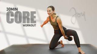 30 Min CORE & CARDIO Power: Functional Kettlebell Workout