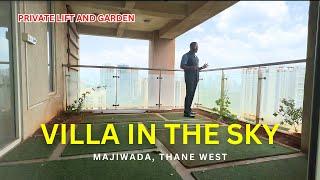 Luxurious Sky Villa In Thane West | Private Lift, Swimming Pool, Garden | +91 98198 10041