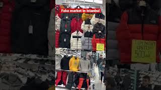 Fake market  🫣 in istanbul- Kadikoy bazaar #shorts