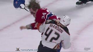 Josh Manson vs Michael McCarron Mar 22, 2016