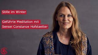 Stille in der Winterzeit: geführte Meditation mit Sensei Constanze Hofstaetter