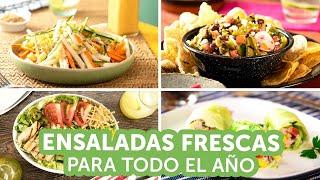 Ensaladas frescas para todo el año | Kiwilimón