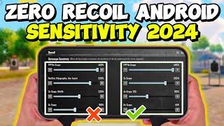 PUBG MOBILE SENSITIVITY SETTINGS 2024  BEST ANDROID SENSITIVITY + CODE 