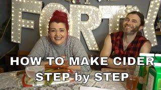 HOMEBREW CIDER - step by step APPLE, RHUBARB & GINGER CIDER / MoggyBoxCraft