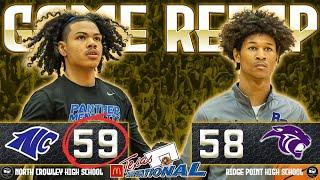 McDonald's Texas Invitational 2024 | North Crowley HS vs Ridge Point HS Game Recap