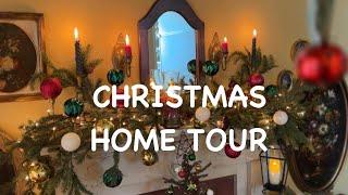 CHRISTMAS HOME TOUR 2024 | SITTING ROOM | COZY | VINTAGE AND THRIFTED