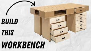 The BEST workbench design EVER!!! (comprehensive overview)