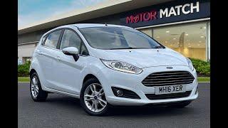 Used Ford Fiesta 1.0T EcoBoost Zetec -MH16XER- Motor Match Bolton