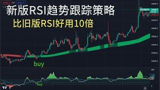 停止使用 RSI！ 这个新版RSI趋势跟踪策略比旧版好 10 倍 更高效 更精准