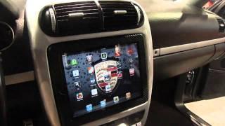 Best iPad 2 install into car, motorized. SBN 2011 Porsche Cayenne S by Underground auto styling