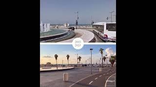 Allenby, Tel Aviv: before and after