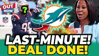 BREAKING NEWS: DOLPHINS BRING LAST-MINUTE REINFORCEMENT! Miami Dolphins News Today NFL 2023