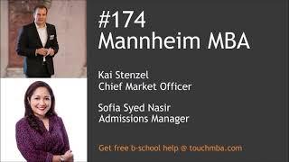 Mannheim MBA Program & Admissions Interview with Kai Stenzel & Sofia Syed Nasir