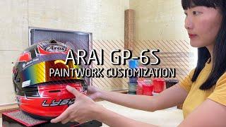 ARAI GP 6S | ASMR | Rumours | Metal Flakes | Helmet Paintwork Process [ENG SUB]