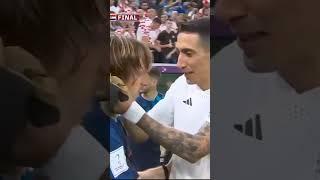 Messi Laughs at Luka Modric and Di Maria Consoles Him after win Vs Croatia #qatarworldcup2022