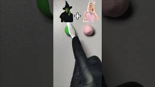 Elphaba vs Glinda Clay Mix  | Wicked Witch ASMR Showdown!