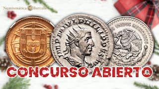 DOBLE CONCURSO ABIERTO de monedas de plata | Numismática Barcala