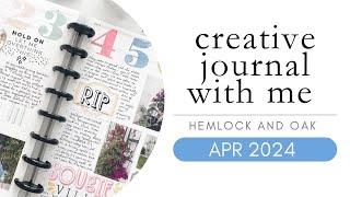 creative journal with me | hemlock and oak | apr 2024