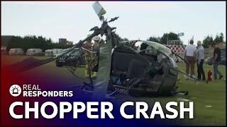 Air Ambulances Race To Crashed Chopper's Rescue | Helicopter ER | Real Responders