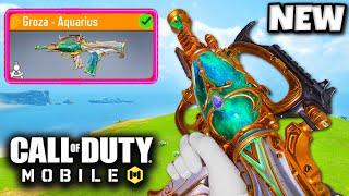 *NEW* LEGENDARY GROZA - AQUARIUS   (COD MOBILE)