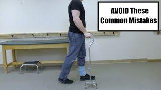 How to Walk Correctly With a Quad Cane (Sizing, Use, and Stairs)