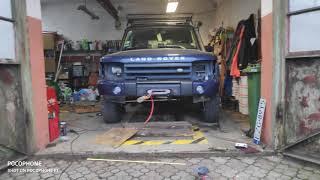 4x4OverDrive Discovery II Custom hidden Winch Plate Factory Bumper Mod - Wyciągarka w fabr. Zderzaku