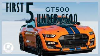 Five Inexpensive Mods for Your GT500 Mustang 