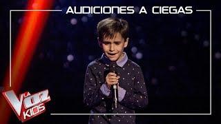 Daniel García canta 'El patio' | Audiciones a ciegas | La Voz Kids Antena 3 2019