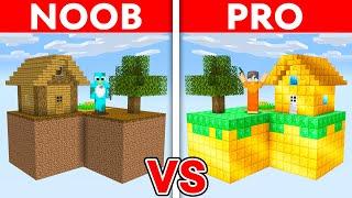 NOOB vs PRO: MILLIONAIRE SKYBLOCK Build Challenge in Minecraft