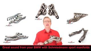 Great sound and performance for your BMW with Schmiedmann sport manifolds