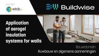 Workshop - Application of aerogel insulation systems for walls