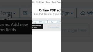 How To Edit a PDF #shorts #pdf #sejda