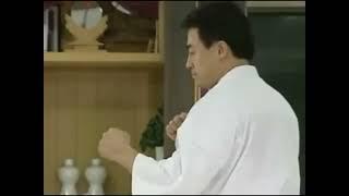 Shokei Matsui and Hajime Kazumi, show the effectiveness of gedan mawashi geri when used with  timing