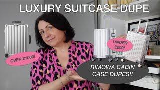 LUXURY CABIN SUITCASE DUPES | GOOD QUALITY AND VALUE FOR MONEY ALTERNATIVES TO RIMOWA!!