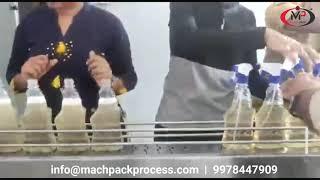 Glass Cleaner Packaging Machine with Flameproof System - Glass Cleaner Bottle Filling - Machpack