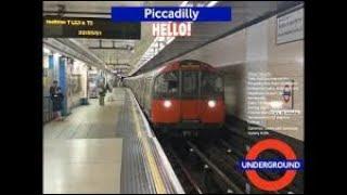 Full journey on the Piccadilly line from Cockfosters to Rayners Lane, Uxbridge and Heathrow 15.8.24