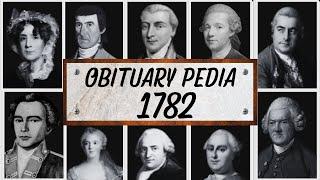 Famous People We've Lost in 1782 - Obituary in 1782