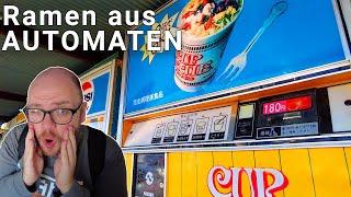 Die kuriosesten Automaten in Japan (Ramen aus dem Automaten!)