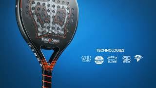 Black Crown Piton Attack 16K | Padel Racket Australia