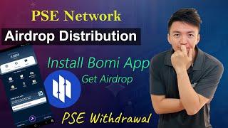 PSE Network Airdrop Distribution | Install Bomi App to Get PSE Airdrop | PSE Airdrop Withdrawal