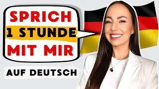 ️Sprich mit mir: 1 Stunde Deutsch lernen (verbessere deinen Wortschatz und Aussprache)