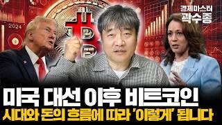 미국 대선 결과에 따른 비트코인의 가치, 시대와 돈의 흐름에 따라 '이렇게' 됩니다  [경제마스터 곽수종]