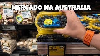 Mercado da semana na Austrália. Quanto eu gastei?