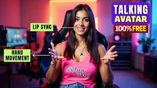 How to create free talking ai avatar with lip sync | Talking ai avatar video kaise banaye