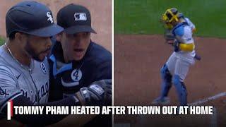 White Sox broadcaster HEATED with Tommy Pham after he was thrown out at the plate  | ESPN MLB