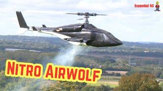 SMOKING Nitro powered Airwolf RC Helicopter