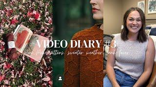 Video Diary #3 - works in progress, finished objects, books, and more!