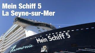 Mein Schiff 5: Sailaway La Seyne-sur-Mer im Abendlicht | 11.10.2017 | 4K