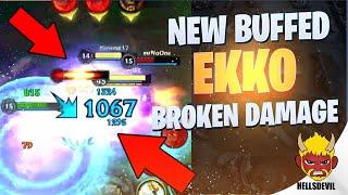 WILD RIFT | NEW BUFFED EKKO DEALS BROKEN DAMAGE! | Challenger Ekko Gameplay | Guide & Build