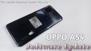 Oppo A54 | Sofware Update | This Update Improves System Security | WaleedBizz